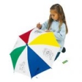 Parasol dziecięcy z nadrukiem do kolorowania, "Artist"