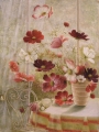 Obraz Bukiet kwiatów w oknie