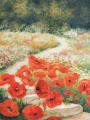 Obraz Pejzaż z polnymi kwiatami