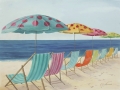 Obraz Plażowe parasole