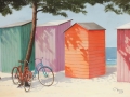 Obraz Plaża i rowery