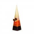 Świeca Cynamon z pomarańczą piramida 240