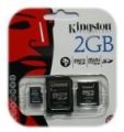 KINGSTON MICRO SD 2GB +2 ADAPTERY