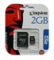 KINGSTON MICRO SD 2GB + ADAPTER